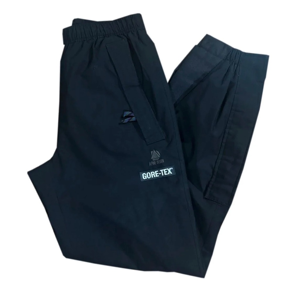 Vintage Alpine Design Gore-Tex Black / White Pants (Size S)